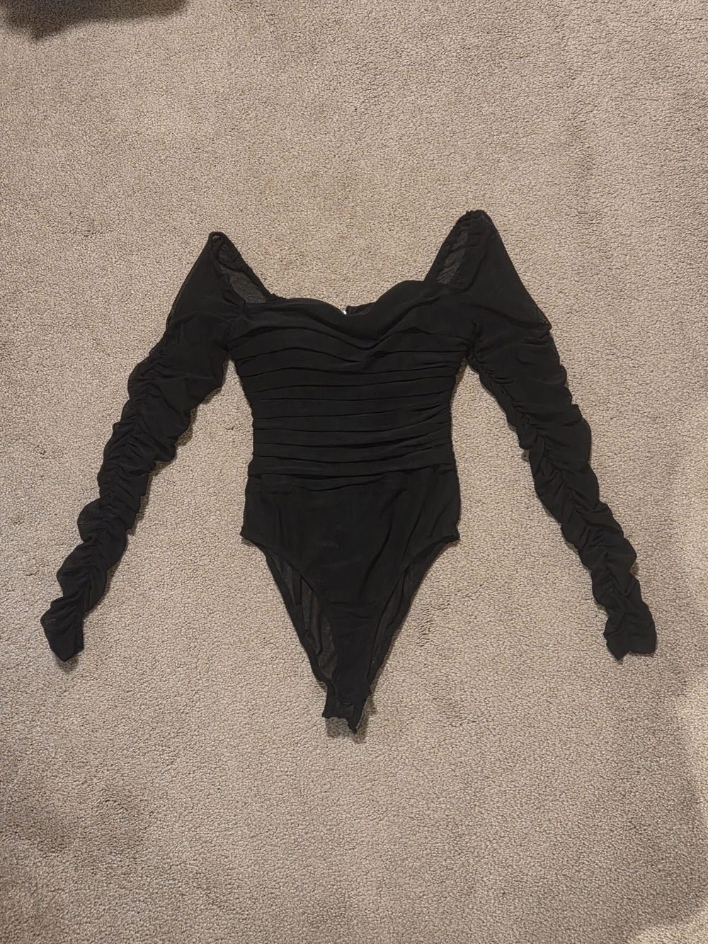 Princess Polly Black & Sheer Bodysuit